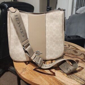 Coach tan crossbody.